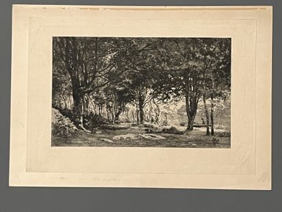 After Adolphe APPIAN (1818-1898) Pêcheurs...