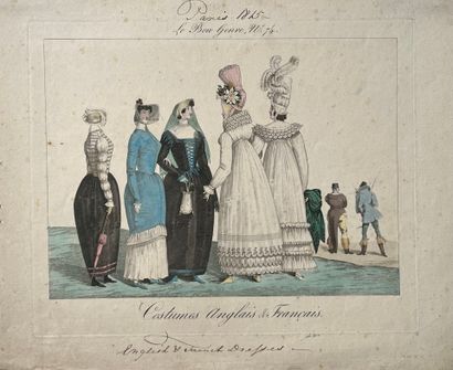 [Cartoon]. [Engraving]. École FRANCAISE du...