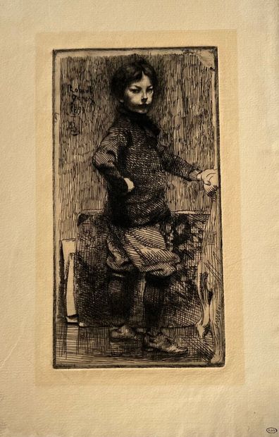 After Albert BESNARD (1849-1934) Robert Besnard,...