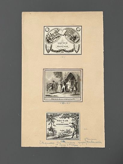 [Alcohol]. [Liqueur]. 19th century FRENCH...