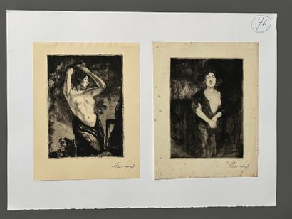 After Albert BESNARD (1849-1934) The Nude...