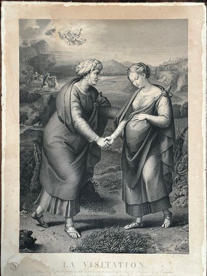 After RAPHAEL, engraved by Auguste-Gaspard-Louis...