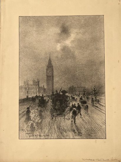 After Félix BUHOT (1847-1898) The Victoria...