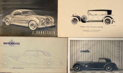 [Automobilia]. J. SAOUTCHIK Carrossier, 46,...