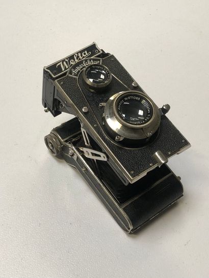 WELTA, model Superfekta, lenses MEYER GORLITZ...