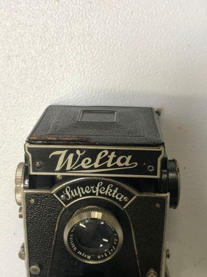 WELTA, model Superfekta, lenses MEYER GORLITZ...