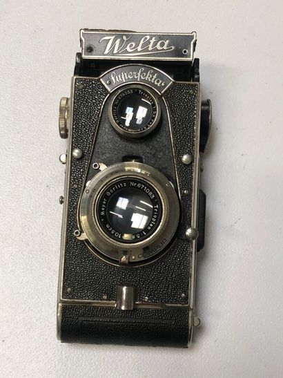 WELTA, model Superfekta, lenses MEYER GORLITZ...