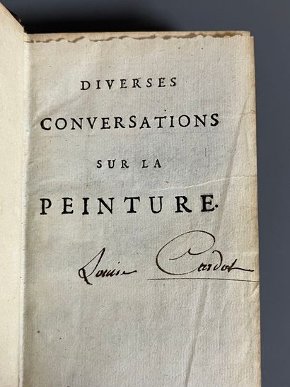 [PILES (Roger de)]. Conversations sur la...