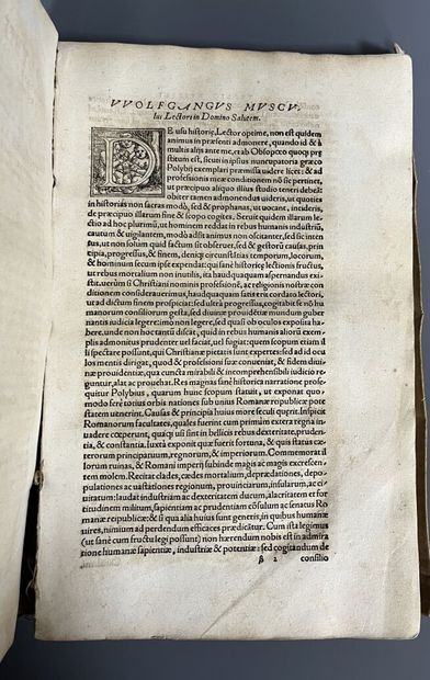 [Sixteenth-century book]. POLYBE. Polybii...