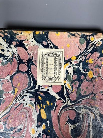 [Binding with arms]. [MARCHAND (Prosper)]....