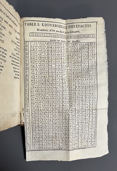 MELITON (François). Les epactes grégoriennes...