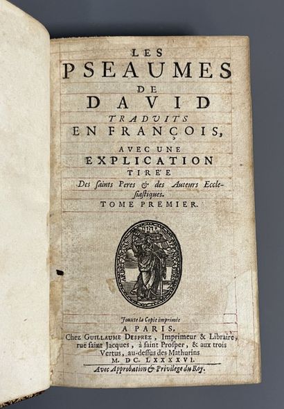 [Jansenisme]. PSEAUMES (LES) de David traduits...
