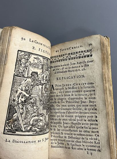 [LE SUEUR (Pierre), engraving.] La Croix...