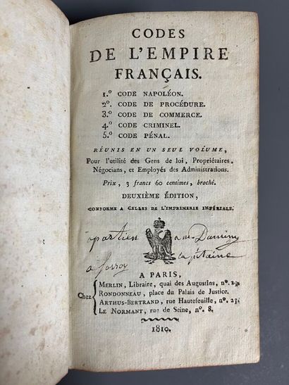[Turin printing]. CODE CIVIL des Français....