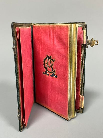 [Stationery. 19th century]. Small blank notebook...