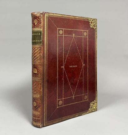 [Missel. Bayeux. 1743]. MISSALE BAJOCENSE....