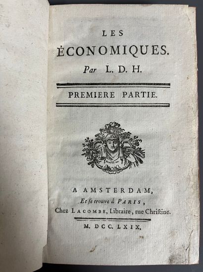 [MIRABEAU (Victor Riquetti de)]. Les économiques....
