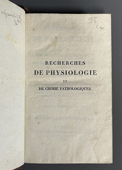NYSTEN (P. H.). Recherches de physiologie...