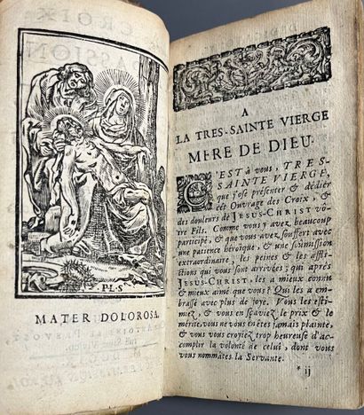 [LE SUEUR (Pierre), engraving.] La Croix...
