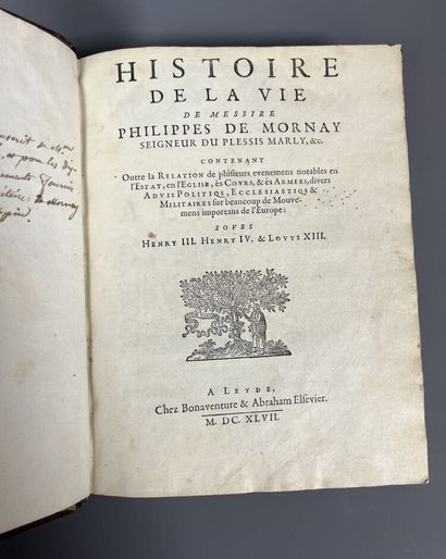 [LIQUES (David)]. Histoire de la vie de messire...