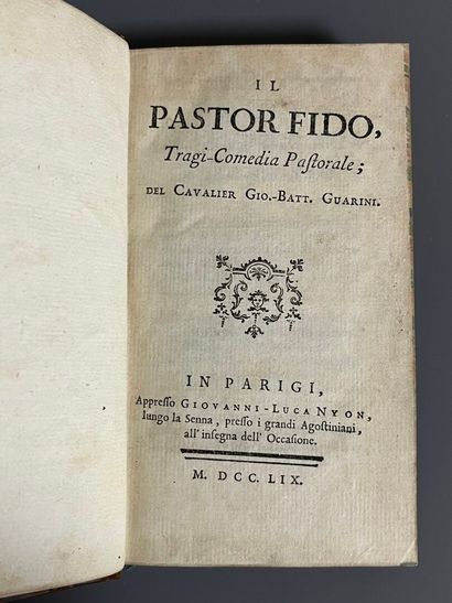 [Bacchic binding]. GUARINI (Giovanni-Battista)....