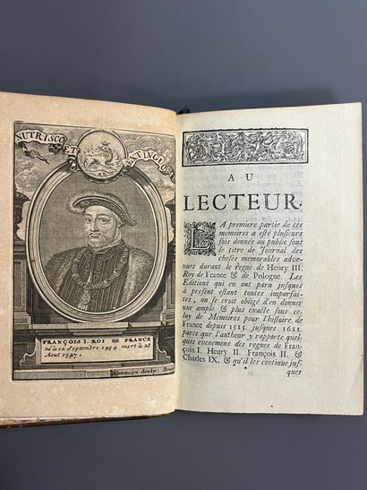 [L'ESTOILE (Pierre de). Mémoires pour servir...