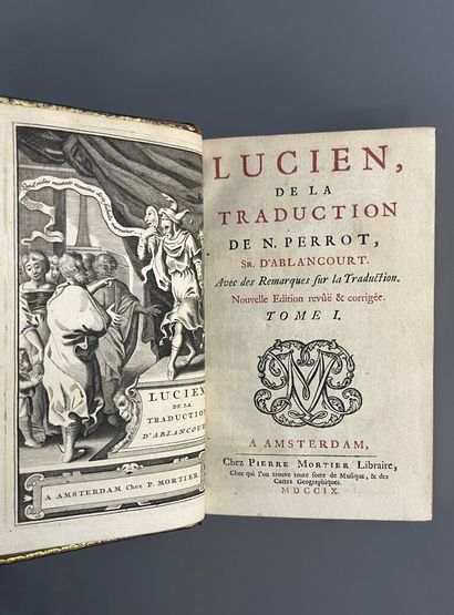 LUCIEN DE SAMOSATE. Lucien [OEuvres], from...