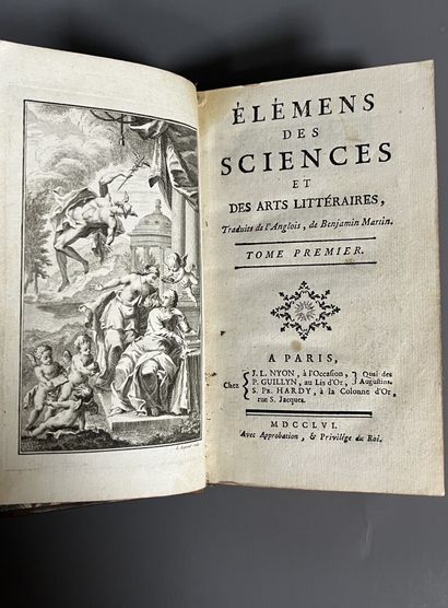 MARTIN (Benjamin). Elémens des sciences et...