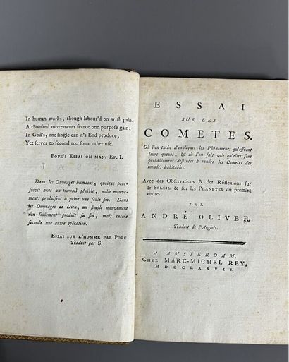 OLIVER (Andrew). Essai sur les cometes, où...