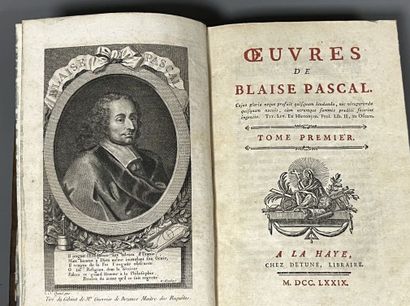 PASCAL (Blaise). OEuvres. A La Haye, chez...