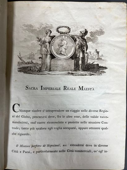 METRA (Andrea). Il mentore perfetto de' negozianti,...