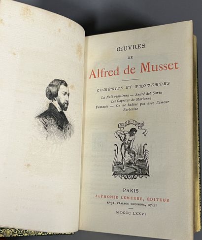 MUSSET (Alfred de). OEuvres. Paris, Lemerre,...