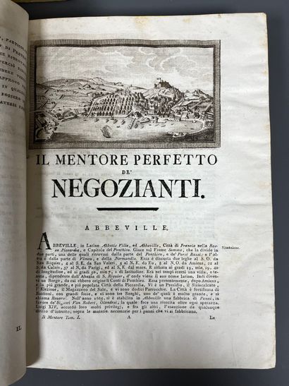 METRA (Andrea). Il mentore perfetto de' negozianti,...