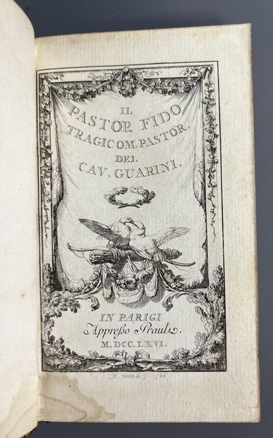 GUARINI (Battista). Il pastor fido. Tragicom....
