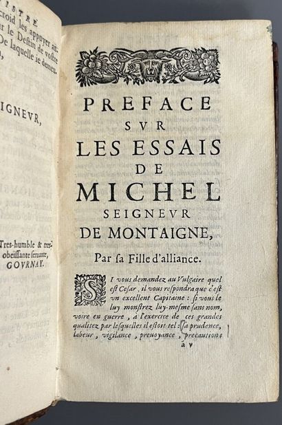 MONTAIGNE (Michel de). Les Essais... New...