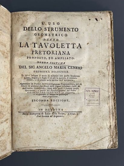 CENERI (Angelo Maria). L'uso dello strumento...