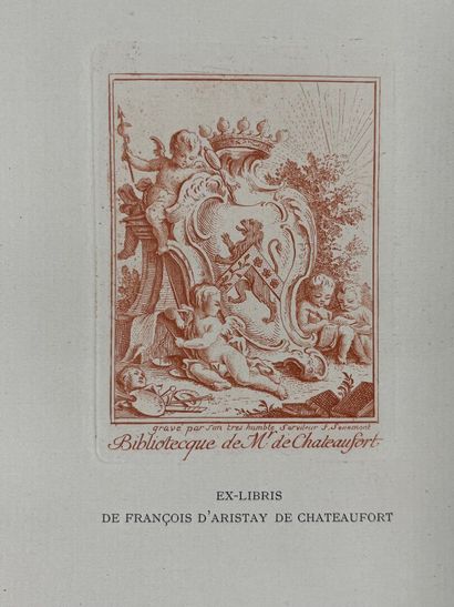 [Bookplates. Bibliophily]. [Lorraine]. MAHUET...