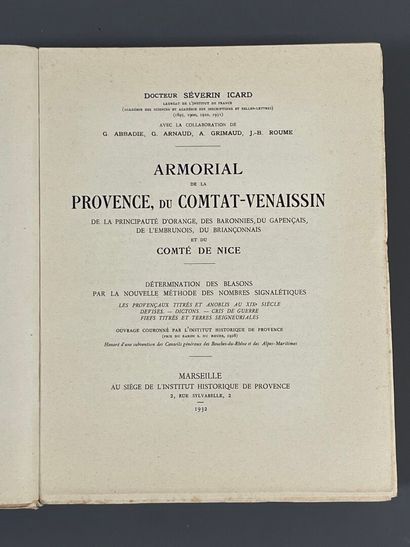 [Heraldry]. ICARD (Séverin), et al. Armorial...