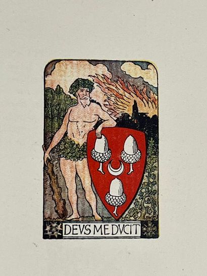 [Bookplates. Bibliophily]. [Laons]. HENNEZEL...