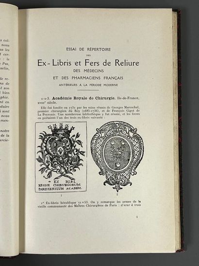[Bookplates. Bibliophily]. OLIVIER (Eugène),...