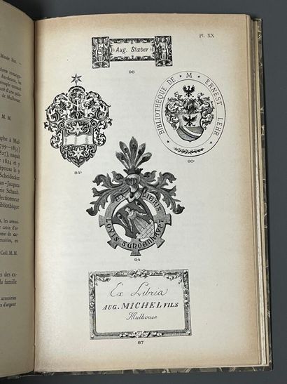 [Bookplates. Bibliophily]. [Mulhouse]. MOEDER...