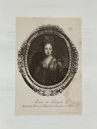 [Genealogy. Brittany]. MOUSSET (Albert)....