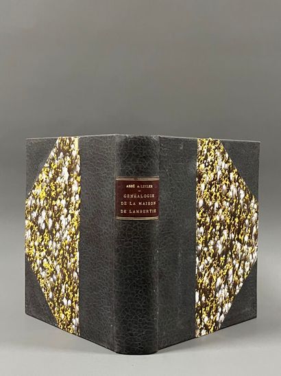 [Genealogy]. LECLER (A.) Genealogy of the...