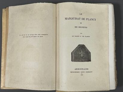 [Genealogy]. PLANCY (Georges de). The marquisate...