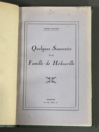 [Genealogy]. RODIERE (Roger). Quelques souvenirs...