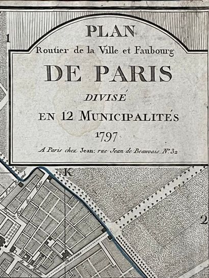 [Topographical plan]. [Paris]. JEAN (ed.)....