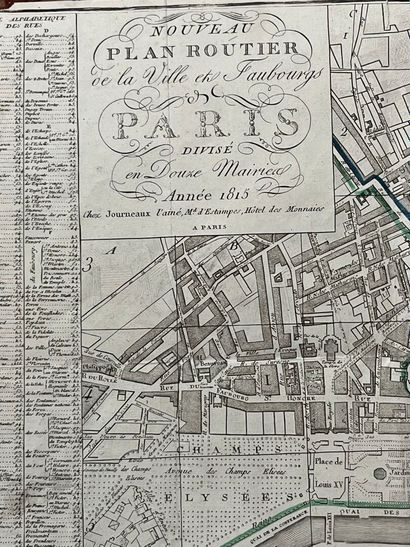 [Topographical plan]. [Paris]. JOURNEAUX...