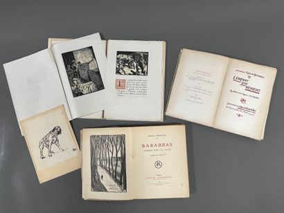 STEINLEN. DESCAVES (Lucien). Barabbas. Words...