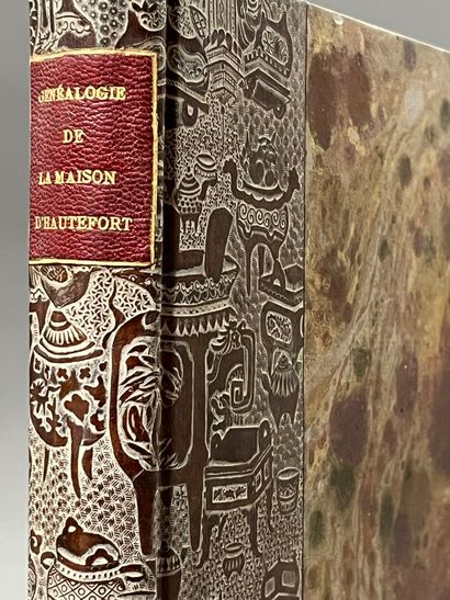 [Genealogy]. [Hautefort]. Genealogy of the...