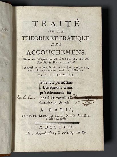 SMELLIE (William). Traité de la théorie et...